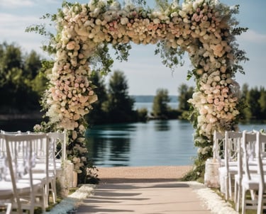 a person in a robe standing in a doorway with a light from the ceiling