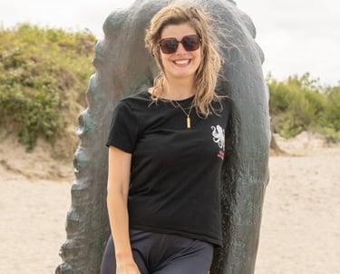 une femme qui souris