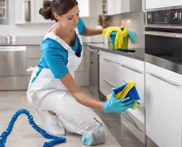 a man walking on a beach carrying a bag of garbage