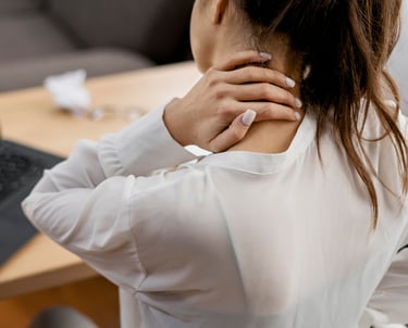 Burn out et tensions musculaires cervicales se faire accompagner par votre ostéopathe en Isère (38)
