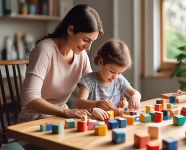 A caregiver wearing surgical attire reads 'The Cat in the Hat' to a child in a protective environment. The child, also wearing protective clothing, smiles while clutching a doll. The setting appears to be a medical isolation room, indicated by the plastic curtains and sterile equipment.