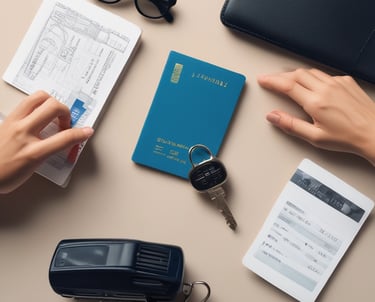 person holding black and brown book