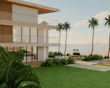 Casa com vista para o mar