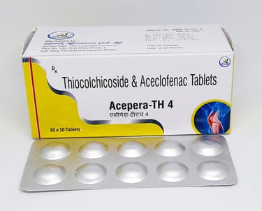 Acepera-TH | Aceclofenac 100mg, Thicolchicoside 4mg Tablet