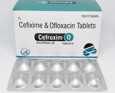 Cefruxim-O | Cefixime 200mg & Ofloxacin 200mg Tablet