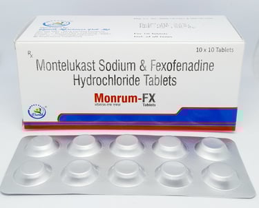 Monrum-FX | Montelukast Sodium 10mg and Fexofenadine 120mg Tablet