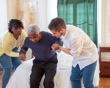 Ilustración de cobertura médica integral que protege a toda la familia.