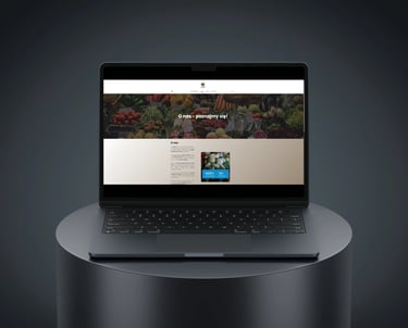 FHU OLMAX HURTOWNIA WARZYW I OWOCÓW DĄBROWA GÓRNICZA NA LAPTOPIE