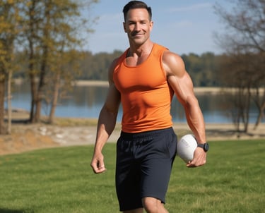 an active male in his 40s