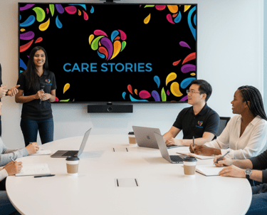 Care Stories meeting with social care organisation