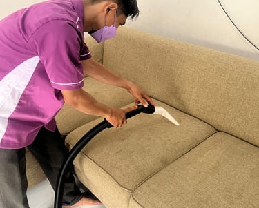 Jasa Cuci Sofa oleh cucisofamu.com bersih wangi dan higienis