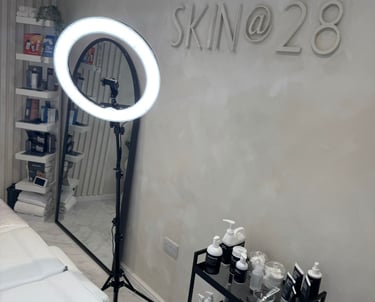 inside of beauty clinic showing clean boutique space