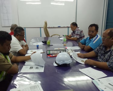 This is opening meeting during Environment Audit at project site