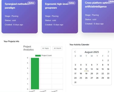 ProFresh User Dashboard