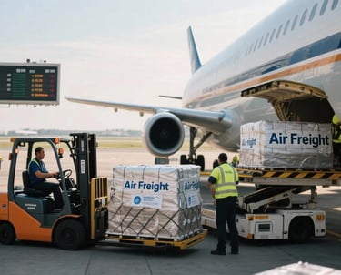 airfreight services by Ningbo J & T