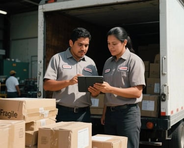 delivery handover to customer by Ningbo J & T