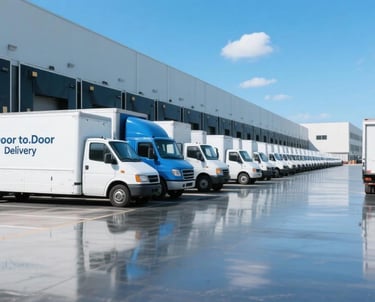 door-to-door delivery service by Ningbo J & T