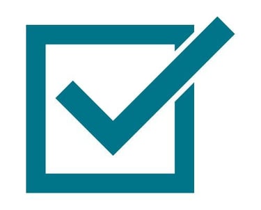 Check Mark in Square Box