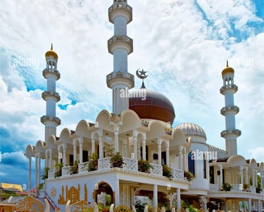 MESQUITA: Ahmadiyya Anjuman Isha'at Islam Keizerstraat, é a sede do movimento Islâmico do Suriname.