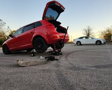 New car receiving a pre purchase inspection