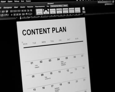 Une page de calendrier affichée sur l'écran d'un ordinateur