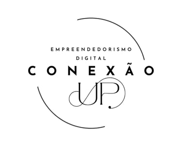 Logo da marca Conexão UP empreendedorismo digital