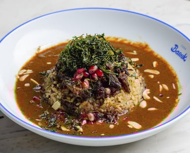 Arroz de cordeiro da Casa Baruk. Foto: Divulgação