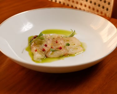 Crudo di Pesce, da Casa Santo Antônio, menu Sardenha. Foto: Divulgação