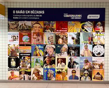 Exposição imersiva homenageia Luiz Gonzaga, o Rei do Baião. Foto: Divulgação