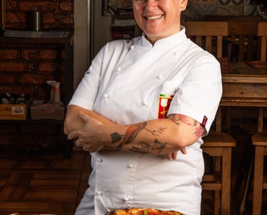 Vanessa Waldemarca, a chef do Che Figata.  Foto: Divulgação/ Vitor K Neves