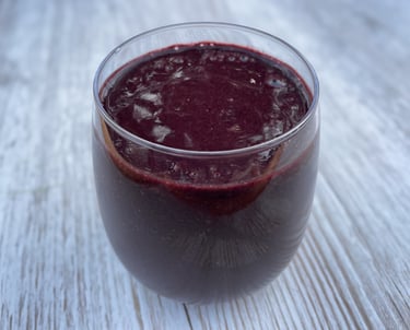 Heavy Metal Detox Smoothie im Glas