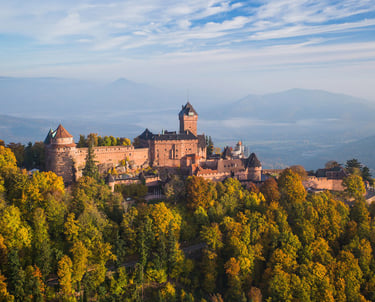 Le Haut-Koenigsbourg avec HéliRhin