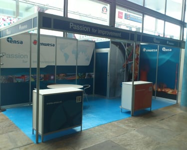fabricación e instalación vinilo impreso stand Palexco Coruña
