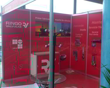 fabricación e instalación vinilo impreso stand Palexco Coruña