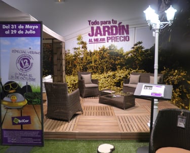 rotulación integral stand Bricor CC Marineda Coruña