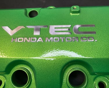 Fractured Apple powder coat