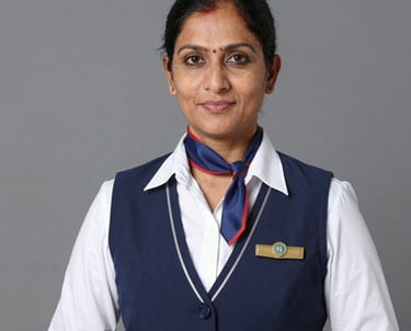 woman in black blazer with brown hair