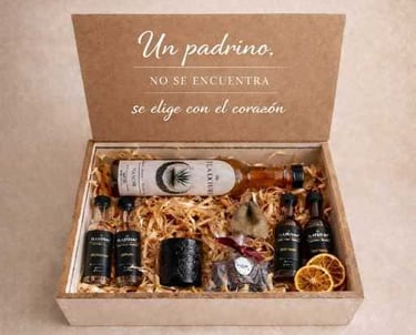 cajita de mezcal artesanal tlaixiuri