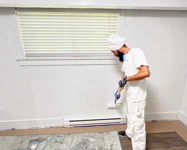 Residential painting project in Langley