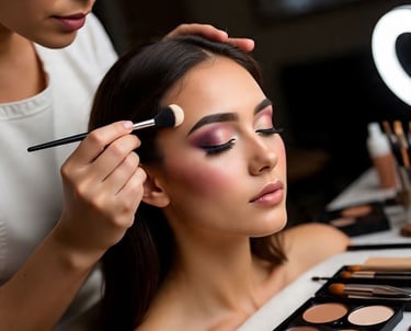 Professional makeup and hair styling service for special events in Kuala Lumpur beauty salon