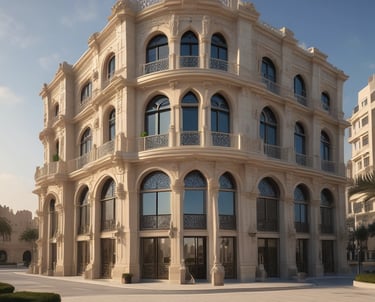 A modern house with a 'For Sale' sign in the front yard on a sunny day.