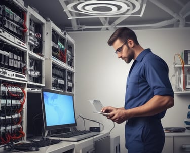 a man riding a skateboard down the side of a ramp