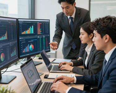 A professional handshake symbolizing international business partnership.