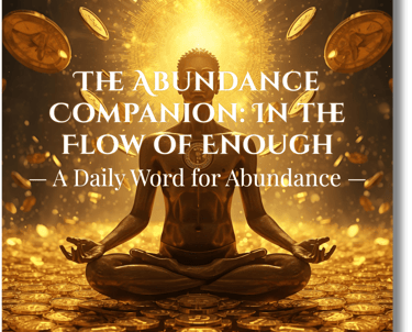 cover of The Abundance Companion: The Flow of Enough. A daily abundance Guide for financial mindset