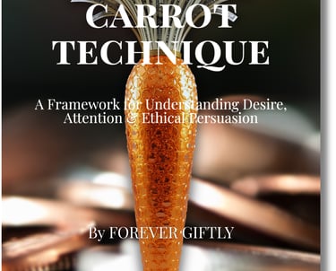 cover of The Shiny CARROT TECHNIQUE guide, on Desire, attention, and aligned action