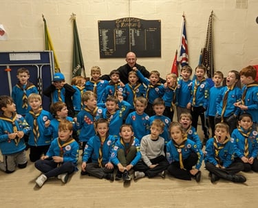 Richard, community ambassador for 25th Allerton Scout Group with the Beavers