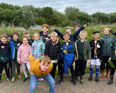 Cubs from the 25th Allerton on an adventure  from their Grassendale base,