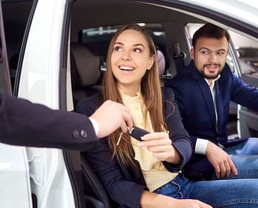 Car rental key handover for rideshare and delivery drivers in Tucson Arizona