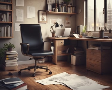 A friendly customer service representative assisting a small business owner with loan options on a laptop.
