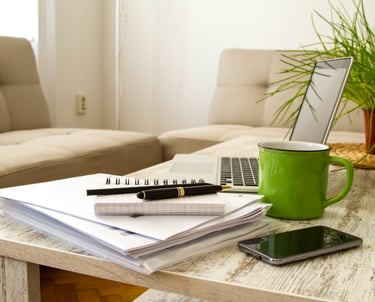 Organized real estate transaction coordination workspace managing contracts and timelines